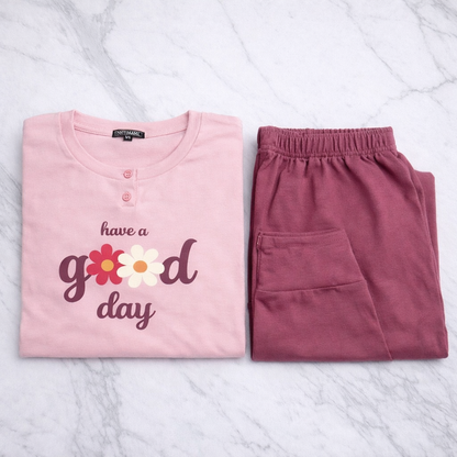 Pigiama caldo cotone good day