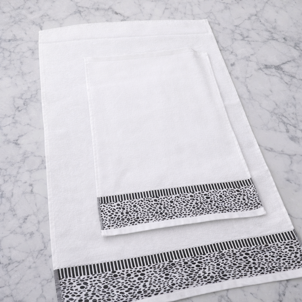 Asciugamani 3+3 Acca24 maculati