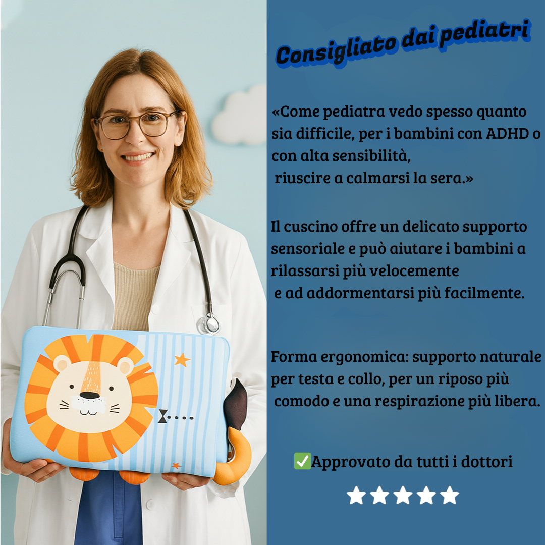 zoo dei sogni-cuscino ergonomico