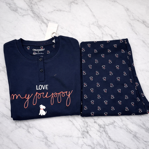 Pigiama caldo cotone puppy