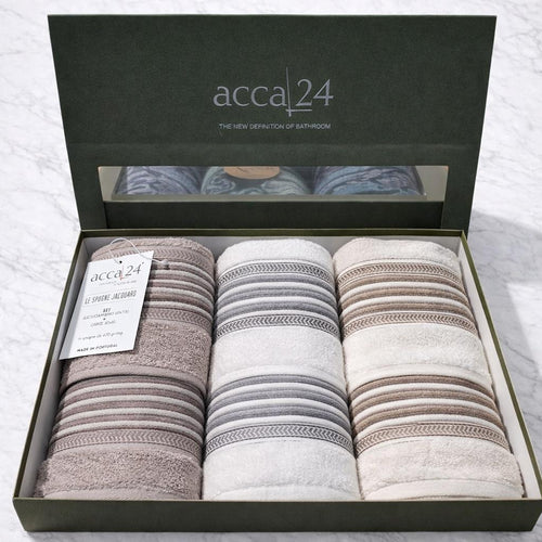 Asciugamani 3+3 Acca24 beige