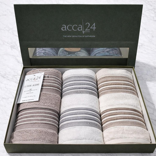 Asciugamani 3+3 Acca24 beige