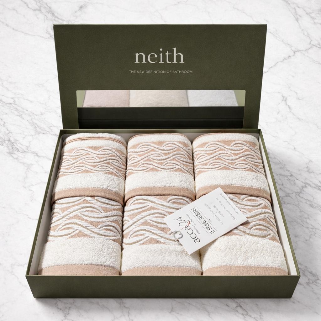 Asciugamani 3+3 Acca24 beige