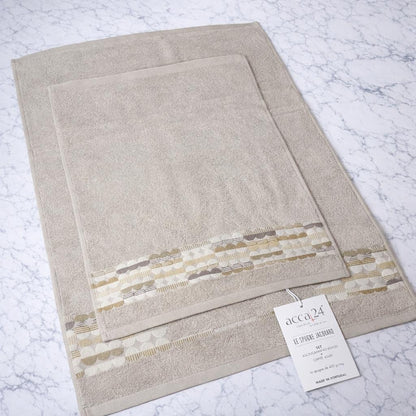 Asciugamani set 3+3 Acca24 circles